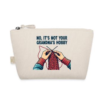 Stricken Häkeln - It's Not Your Grandma's Hobby - Bio-Täschchen - Natur - Vorne