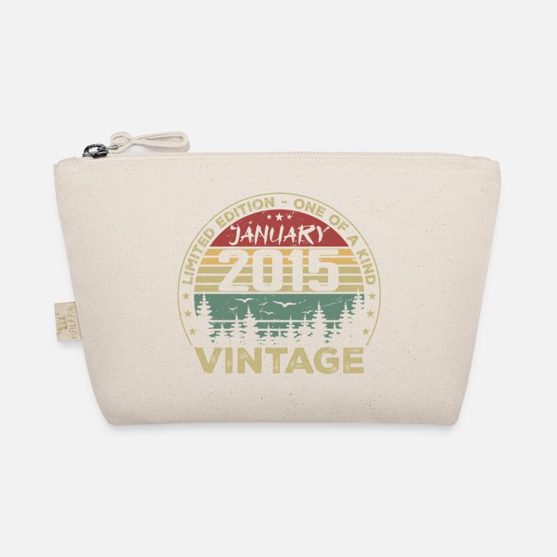 Vintage January 2015 Anniversary January 2015 Organic Pouch