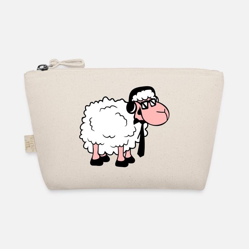 mouton lunettes de soleil cravate musique DJ casque Fun Trousse biologique