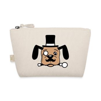Chien M. Sir Cylindre Chapeau Monocle Lunettes Empire - Trousse biologique - nature - Devant