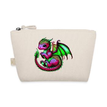 Drache - Bio-Täschchen - Natur - Vorne