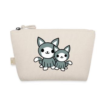 2 chats amis équipe équipage deux chatons de compagnie - Trousse biologique - nature - Devant
