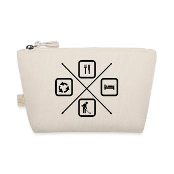 The life cycle of a golfer, golf - Organic Pouch - nature - Front