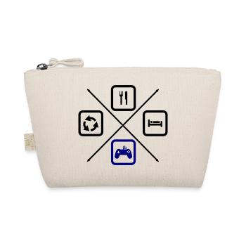 Le cycle de vie d’un gamer, gamer, gaming - Trousse biologique - nature - Devant