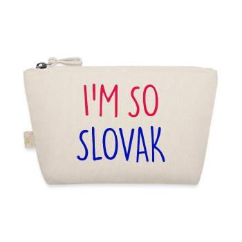 I'M SO SLOVAK Slovakia - Organic Pouch - nature - Front