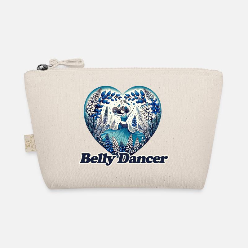 Fleurs Bleues Danseuse Ventre Hafla Trousse biologique