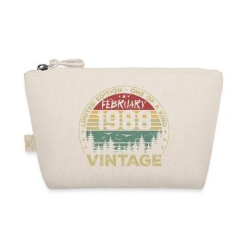 Rétro Février 1988 Cadeau Vintage Février 1988 - Trousse biologique - nature - Devant