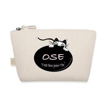 Bulle Happy Le Chat OSE - Organic Pouch - nature - Front