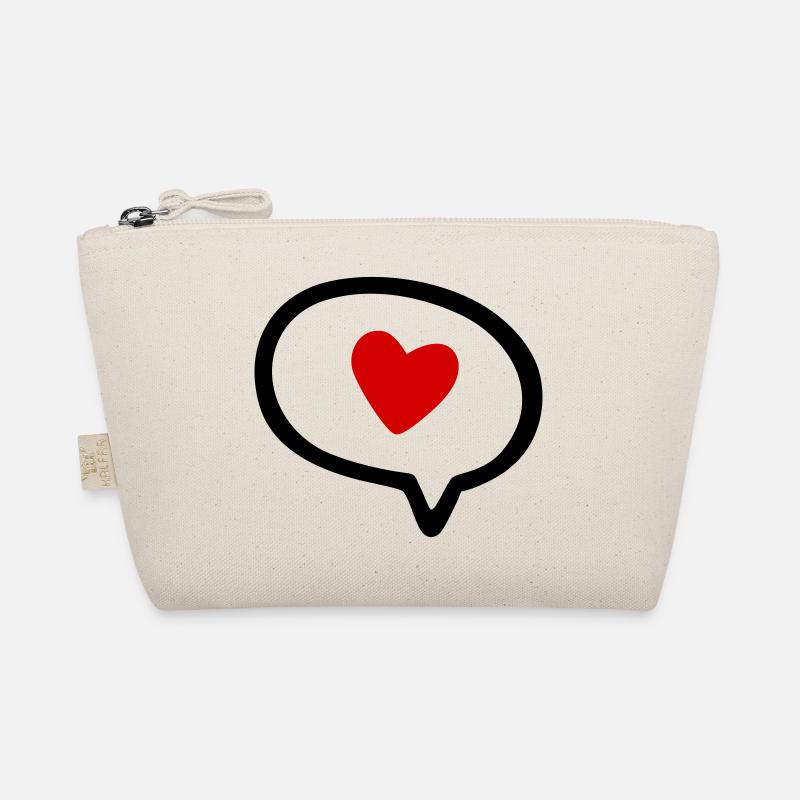 Bulle de dialogue avec coeur Trousse biologique