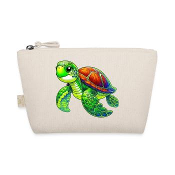 Schildkröte - Bio-Täschchen - Natur - Vorne