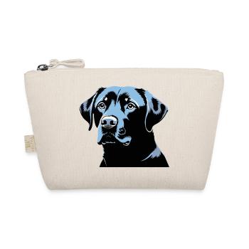 Labrador Retriever Kopf - Pet Dog Sticker - Bio-Täschchen - Natur - Vorne