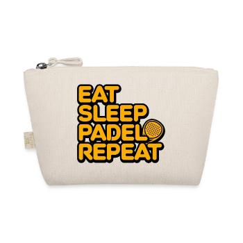 Eat sleep padel repeat 2 - Bio-Täschchen - Natur - Vorne