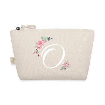 Letter o flowers - Organic Pouch - nature - Front