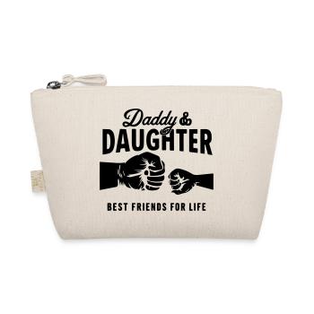 daddy daughter best friends for life - Organic Pouch - nature - Front