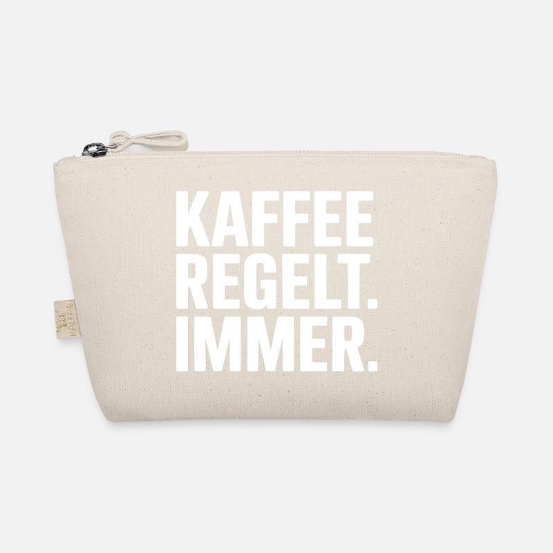 Kaffee regelt - Lustiger Spruch - Bio-Täschchen - Natur