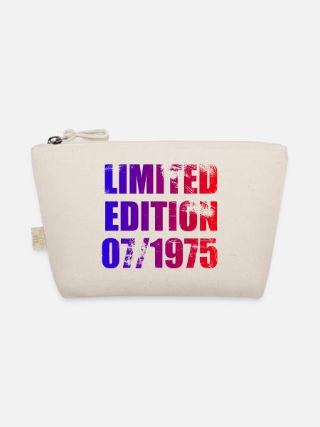 50. Geburtstag Limited Edition 07/1975 - Bio-Täschchen - Natur