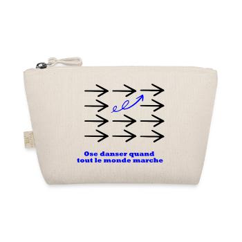 Danse quand tout le monde marche – Design minimali - Trousse biologique - nature - Devant