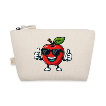 Fruity Red Apple Summer Cool Thumbs Up - Organic Pouch - nature - Front
