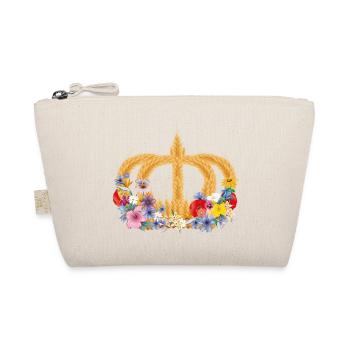 Crown of wheat with flowers – symbol of nature and harvest - Organic Pouch - nature - Front