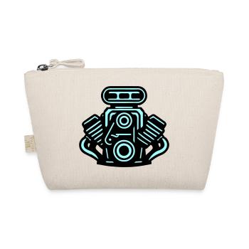 Engine Car Symbol Tuning - Organic Pouch - nature - Front