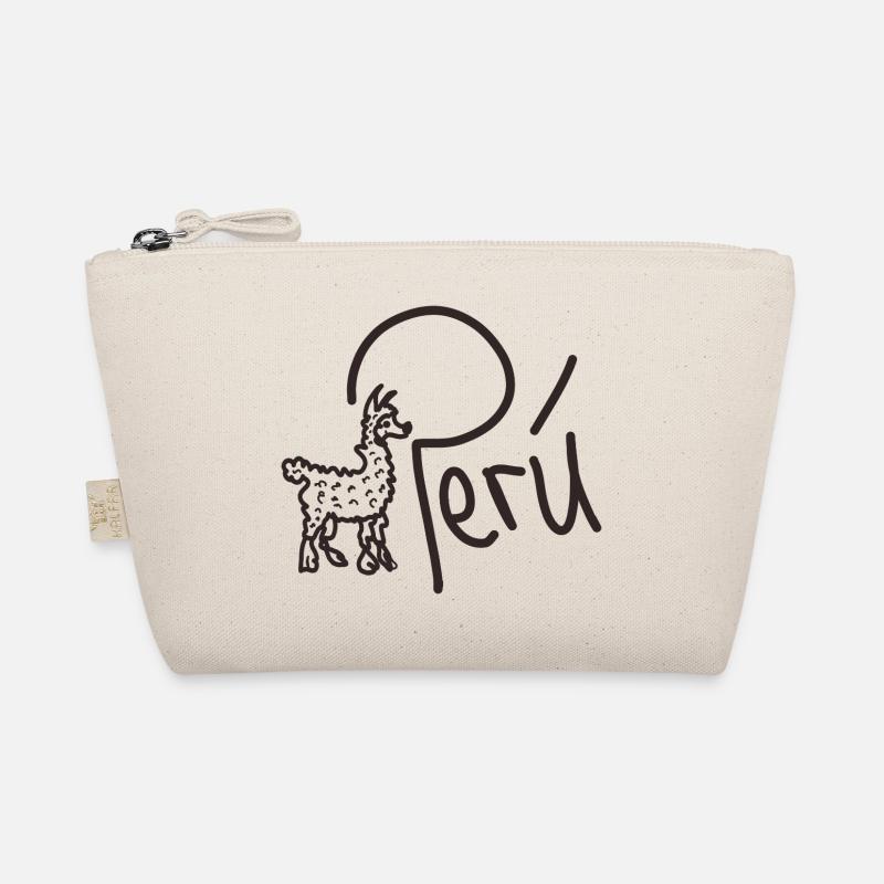 Peru handschrift mit tier Bio-Täschchen