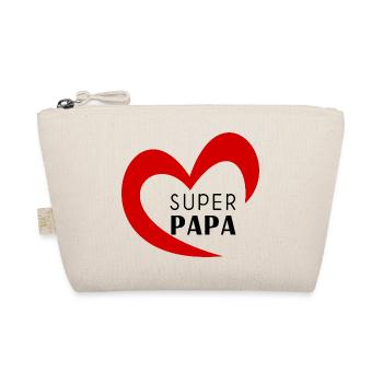 PAPA. VATERTAG. FROHER VATERTAG. ALLES GUTE ZUM GEBURTSTAG. - Bio-Täschchen - Natur - Vorne