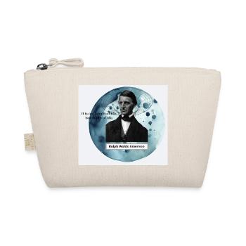Depth of Life – Ralph Waldo Emerson Zitat - Bio-Täschchen - Natur - Vorne