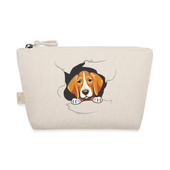 Un foxhound jette un coup d’œil à travers le papier déchiré - Trousse biologique - nature - Devant