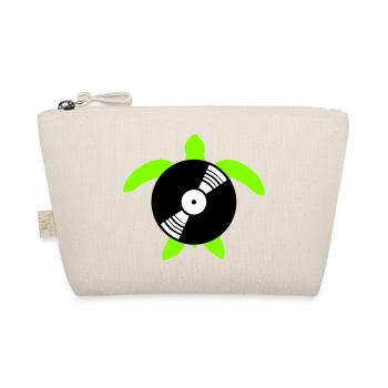 Water Turtle Vinyl Record Music DJ Club - Organic Pouch - nature - Front