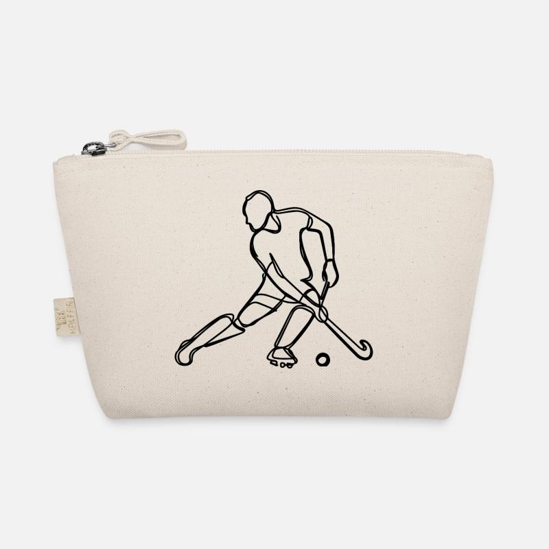 Feldhockeyspieler - Bio-Täschchen - Natur