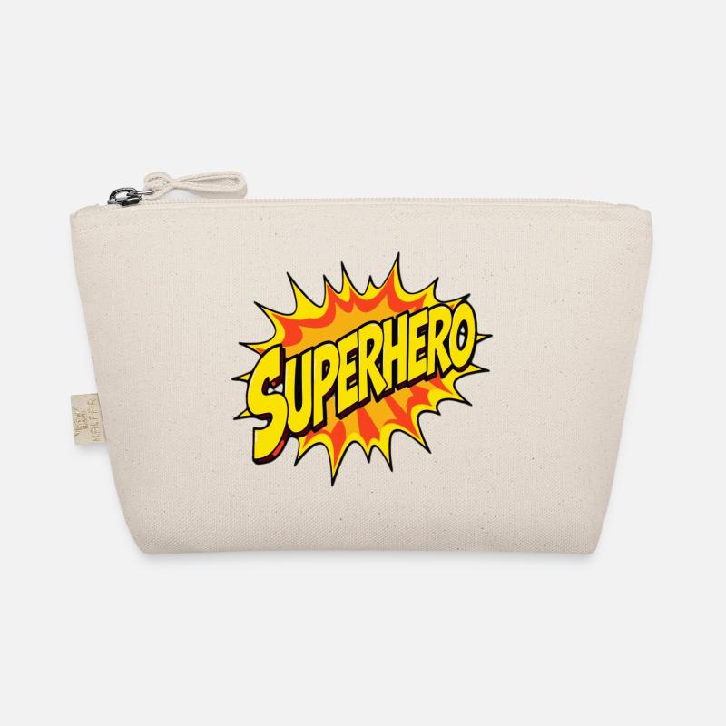 Comic Book Style Superhero Design Organic Pouch