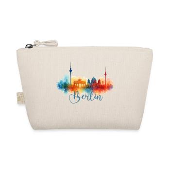Berlin City Watercolor City - Organic Pouch - nature - Front