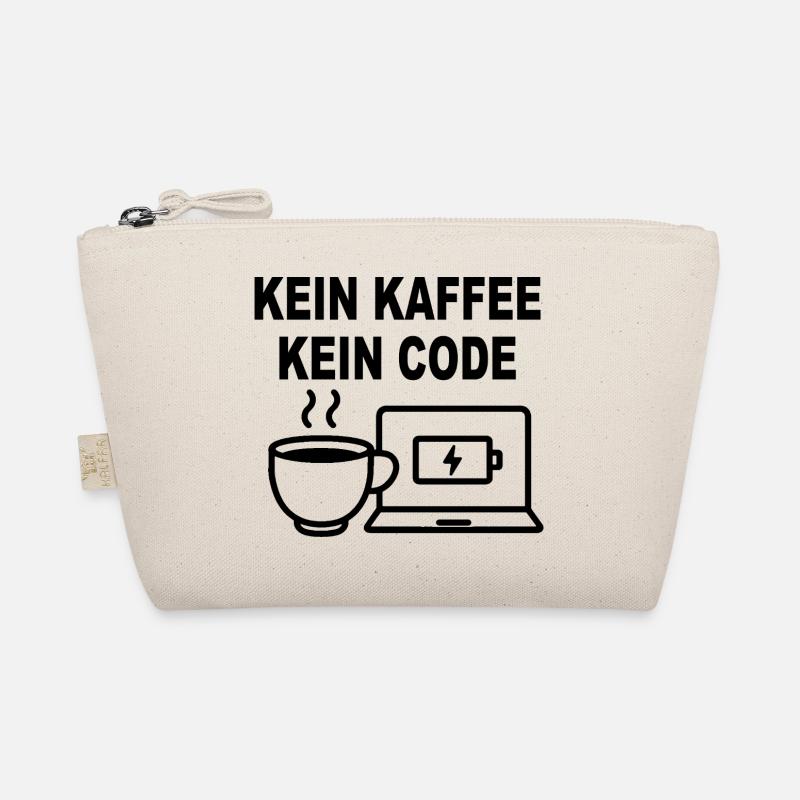 Kein Kaffee Kein Code – Funny Programmer Design Bio-Täschchen