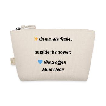 Outside the power - Organic Pouch - nature - Front