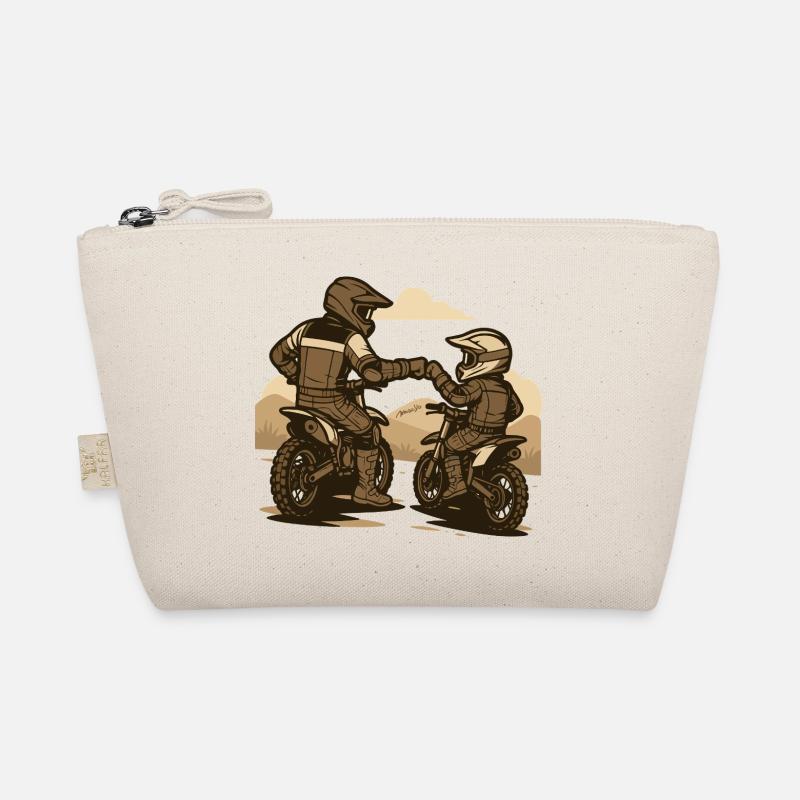 Motocross father and son Organic Pouch
