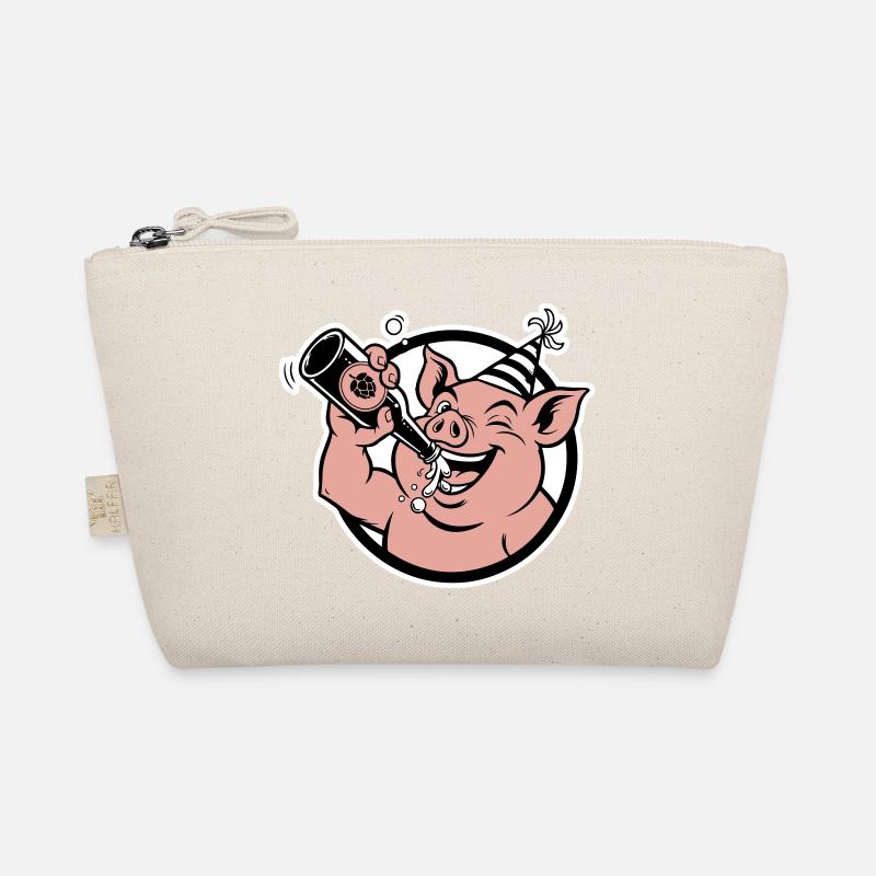 Piggy with Celebration Bottle Organic Pouch