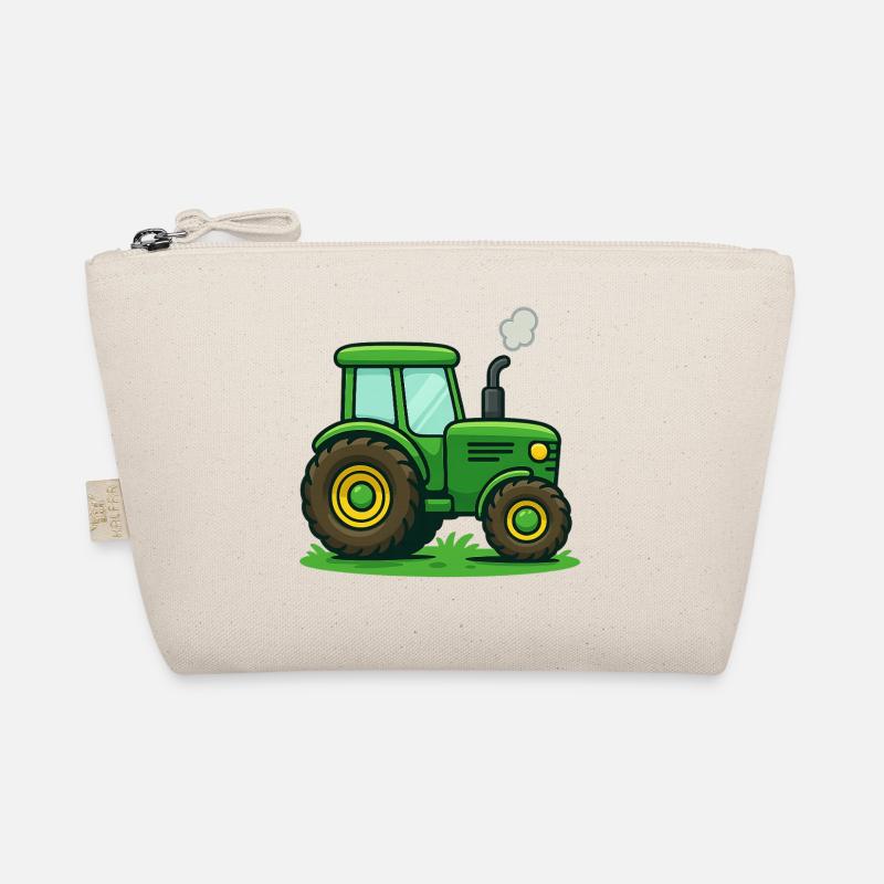 Tractor Kids Gift Idea Organic Pouch