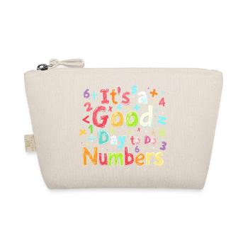 Number Day Colourful Number Celebration Graphic - Organic Pouch - nature - Front