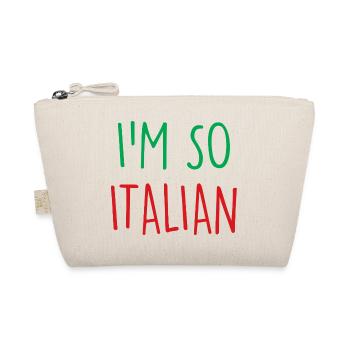 Je suis tellement italien - Trousse biologique - nature - Devant