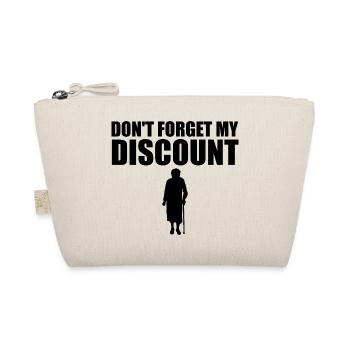 Don't forget my discount for older mens - Organic Pouch - nature - Front