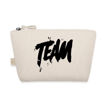 Team Schriftzug - Bio-Täschchen - Natur - Vorne