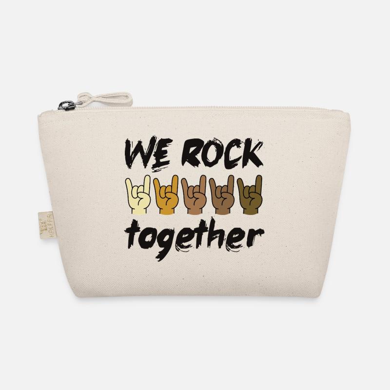 We Rock Together Vielfalt Inklusion Zusammenhalt - Bio-Täschchen - Natur