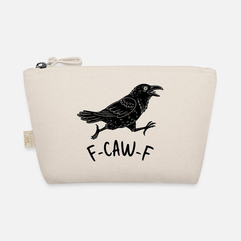F-CAW-F Rabe - Bio-Täschchen - Natur