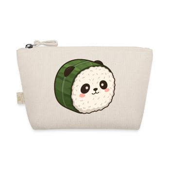 Panda Sushi – Cute Anime Food Design - Bio-Täschchen - Natur - Vorne