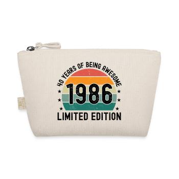 40 Years Of Being Awesome 1986 Limited Edition - Organic Pouch - nature - Front