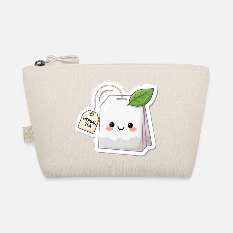 Illustration de sachet de tisane kawaii Trousse biologique