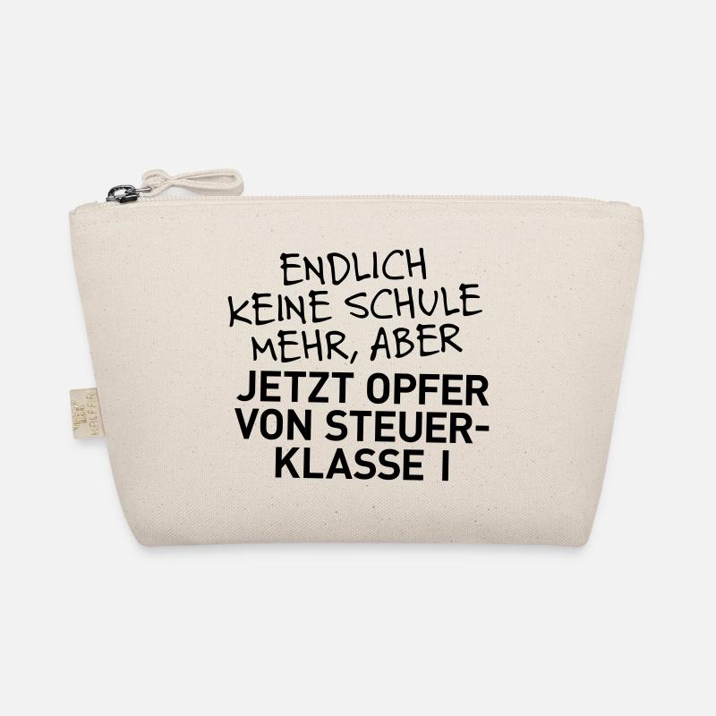 Abi in der Tasche, aber nun Steuerklasse 1 - Bio-Täschchen - Natur