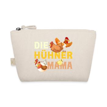 Die Hühner Mama Muttertag Mutterschaft Mama - Bio-Täschchen - Natur - Vorne
