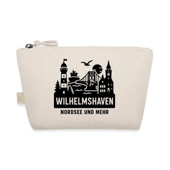 Wilhelmshaven Silhouette City of Friesland Moin - Organic Pouch - nature - Front