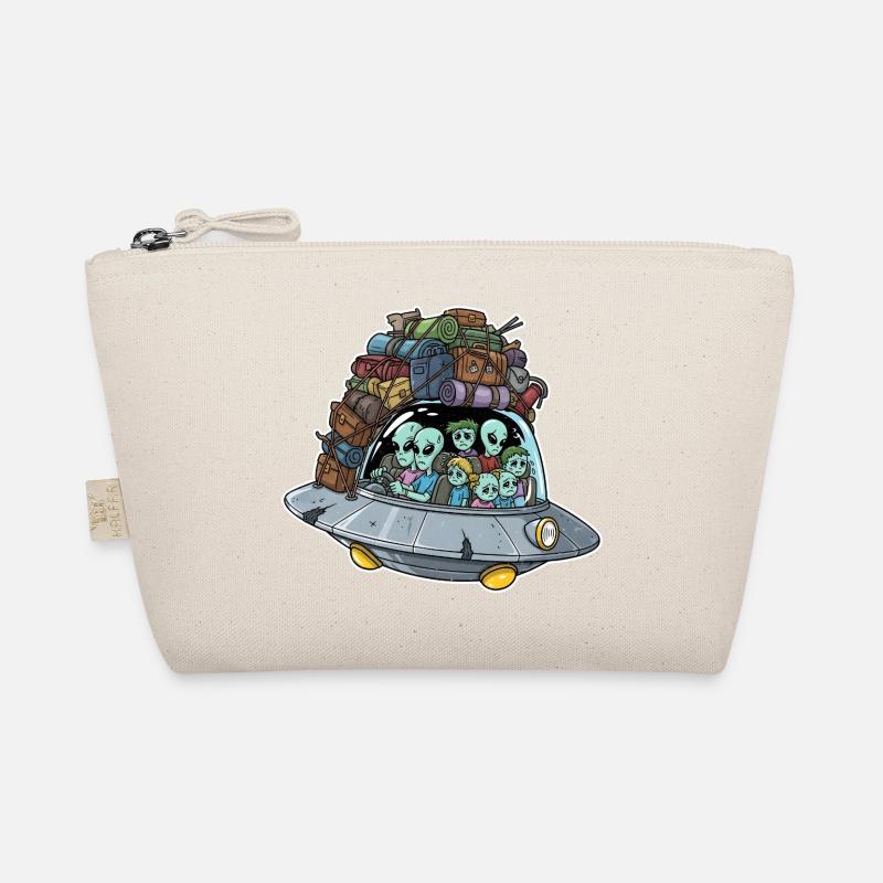 Extraterrestrial holiday trip in a UFO Organic Pouch